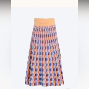 molli multicolored zellige knit skirt
cotton and wool
Purple orange blue
Size S